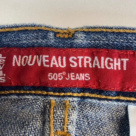 Levi’s 505 Low Rise Straight Leg Denim Jeans Women’s Size 14 - Picture 5 of 6